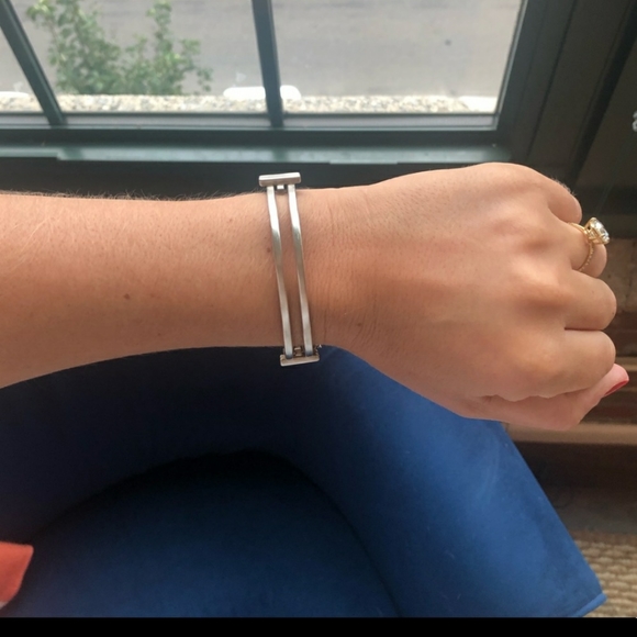 Unisex Tiffany & Co. Frank Gehry Axis Bangle - Picture 2 of 8